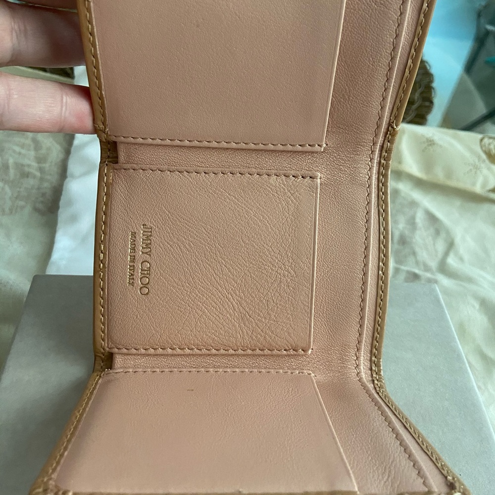 Jimmy Choo Nemo Metallic Mix Wallet - Picture 10 of 16